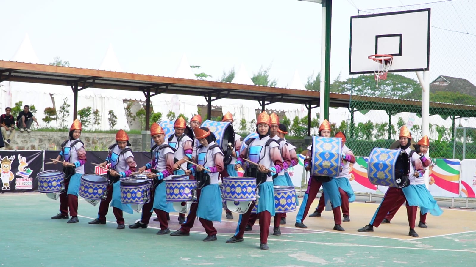 Marching Band Bukit Asam Ukir Prestasi Gemilang