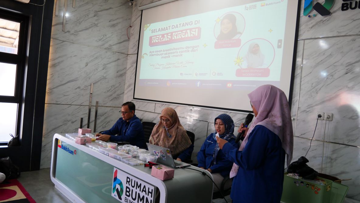 Bukit Asam Dorong Generasi Muda Kembangkan Ide Usaha Kreatif Lewat Kelas Kreasi