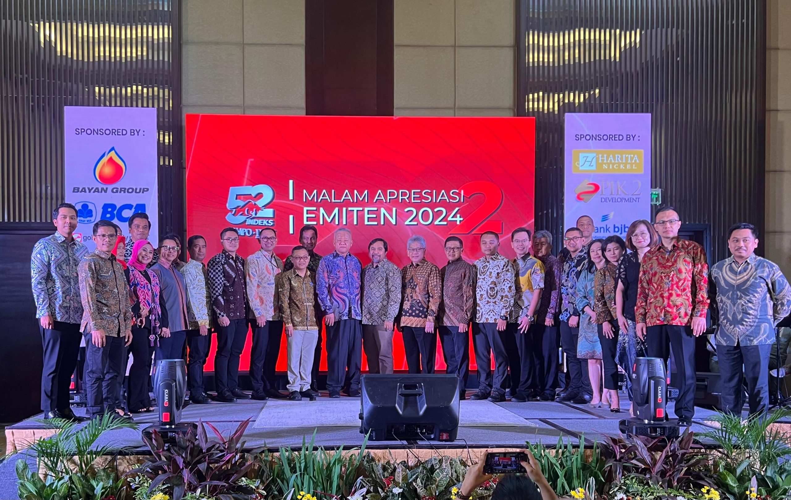 Bukit Asam (PTBA) Raih Penghargaan Tertinggi di Malam Apresiasi Emiten 2024