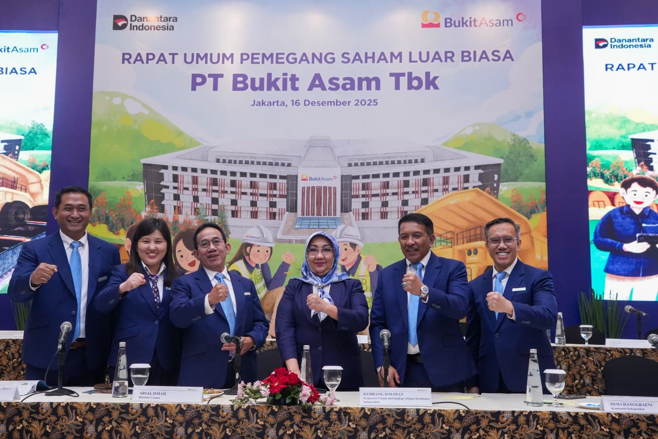 Gelar RUPSLB 2025, PTBA Perkuat Tata Kelola dan Strategi Bisnis Perusahaan