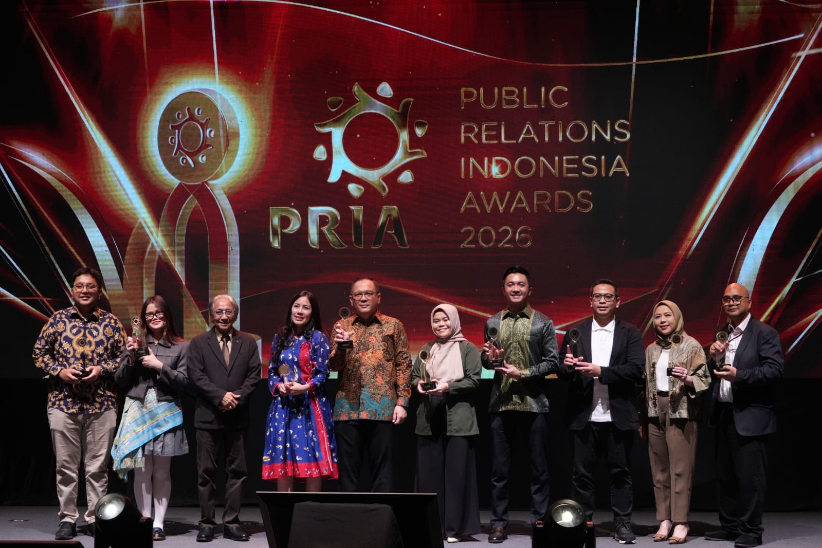 Bangun Komunikasi Kredibel dan Bernilai, PTBA Sabet Empat Penghargaan Bergengsi di Public Relations Indonesia Awards 2026