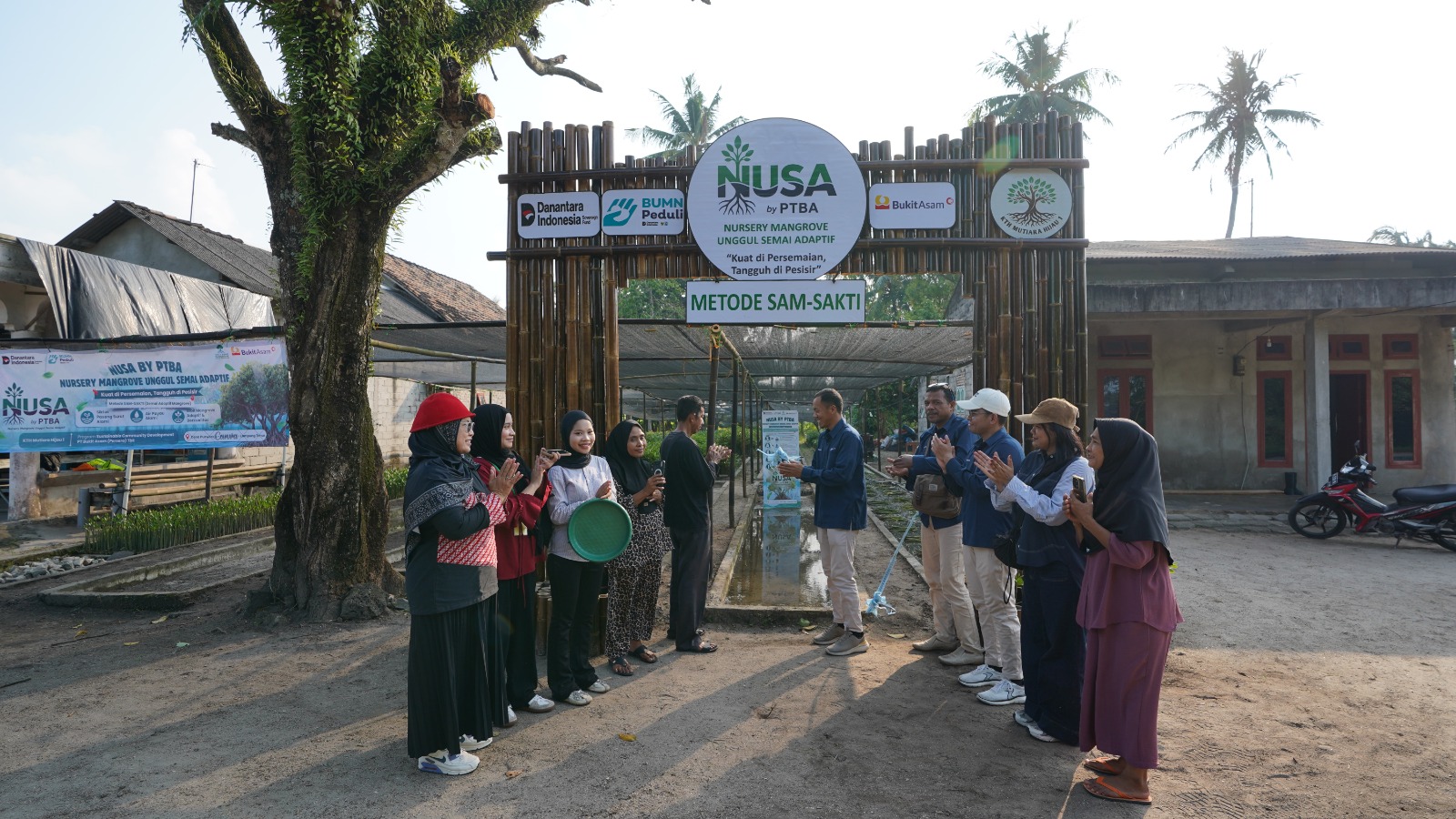 PTBA Resmikan NUSA di Pasir Sakti, Perkuat Rehabilitasi Mangrove Berbasis Masyarakat