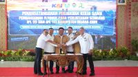 PT Bukit Asam (Persero) Tbk (PTBA) bersama Pemerintah Provinsi Sumatera Selatan dan para pemangku kepentingan memperkuat sinergi dalam pembangunan flyover di perlintasan sebidang JPL 99 Simpang Belimbing dan JPL 111 Ujan Mas, Kabupaten Muara Enim.