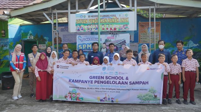 PT Bukit Asam (Persero) Tbk (PTBA), anggota Holding BUMN Pertambangan MIND ID, terus memperkuat komitmennya dalam mendorong pelestarian lingkungan salah satunya melalui program Green School.